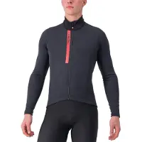 Castelli Entrata Thermal Jersey Light Black 3XL