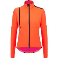 Santini - Women's Vega+ Winter Jacket - Fahrradjacke Gr L rot