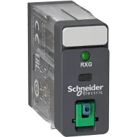 Schneider Electric RXG22BD Steckb. Interface-Relais RXG, 2 W, 5 A, 24 VDC, mit LED, mit Prüftaste - 10 Stück