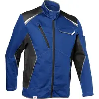 Kübler ICONIQ Jacke kornblumenblau/schwarz 4XL - 1140 5336-4699-4XL - kornblumenblau/schwarz