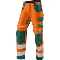 Kübler Reflectiq Sommerhose Psa 2 Warnorange/Moosgrün 44