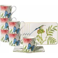Villeroy & Boch Amazonia Kaffeetassen mit Untertassen
