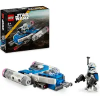 LEGO Star Wars Captain Rex Y-Wing Microfighter, baubares Spielzeug-Sternenschiff aus Steinen zum Sammeln, Geschenkidee für Jungen und Mädchen ab 6 Jahren 75391