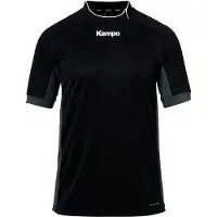 Kempa Prime Shirt Handballshirt mit asymmetrischem Kragen für Herren XS Weiß/Sch