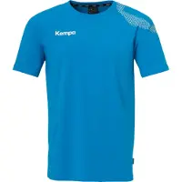 Kempa Trainingsshirt "Trainings-T-Shirt Core 26", Herren, Gr. XXL, blau (kempablau), Obermaterial: 82% Baumwolle CO(Bio). 15% Viskose CV. 3% Elasthan EL., Shirts Trainingsshirt