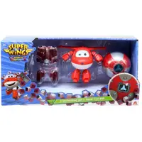 Alpha Group Super Wings - World Guardians - Transforming Jett und Super Iron Ball EU760963