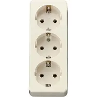 JUNG Tischsteckdose 3-fach 16A 250V o.Zuleitung 10 S 23 L