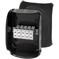 Hensel KF 3535 B, Polycarbonat (PC), Schwarz, IP66, IP67, IP69, 225 mm, 122 mm, 295 mm
