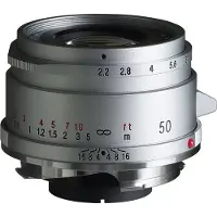 Voigtländer Color-Skopar 50mm F/2.2 VM Mount silber