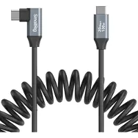 SmallRig 4792 Spiraldatenkabel Usb-c Gerade Auf Usb-c Gewinkelt One Size