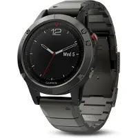 Garmin Fenix 5 saphirglas grau mit Metallarmband