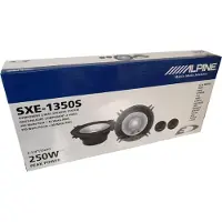 Alpine SXE 1350S, 2-way, 90 dB, 250W