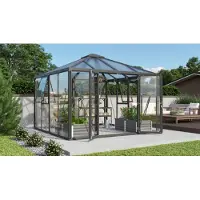 Vitavia Gewächshaus Fortuna ESG/HKP, schwarz