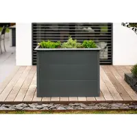 Westmann Hochbeet "Metall Hochbeet Primus M", grau (anthrazit), B:100cm H:77cm T:50cm, Stahl, Pflanzgefäße, Hochbeet, Anthrazit, 100x50x77 cm