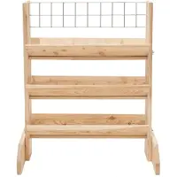 Westmann Lärchenholz Kräuterregal mit Rankgitter Viktoria L Natur 50x80x95 cm