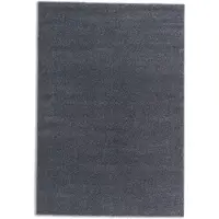 Schöner Wohnen Teppich "Pure 190" Gr. 1, grau (anthrazit), B:67cm H:21mm L:130cm, Kunstfaser, SCHÖNER WOHNEN-KOLLEKTION, Teppiche, Teppich, Wohnzimmer, Schlafzimmer, uni, leichter Glanz, robuster Kurzflor