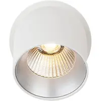 The Light Group SLC Cup LED-Einbaudownlight weiß/silber 2.700K