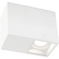 Wever & Ducre Downlight Plano petit 1.0, dimmbar, weiß / opal, für Flurbereich, Aluminium, Modern, Deckenlampe