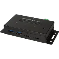 Logilink UA0316, USB 3.2 Gen 1 (3.1 Gen 1) Type-C, USB 3.2 Gen 2 (3.1 Gen 2) Type-A, 10000 Mbit/s, Schwarz, Metall, 0,6 m, RoHS, CE