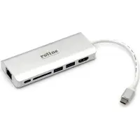 Roline Dockingstation USB-C, HDMI 4K, USB, SD/MicroSD, Gigabit Ethernet