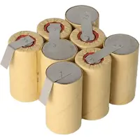 Xcell AkkuPack zum Selbsteinbau für den Würth Master SD 9.6 Akku 0700 980 213 NiMH 2,0Ah, Masse 78x62x43mm