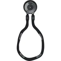ABUS Wandanker WCH + Kette ACH 9KS - zur Diebstahlsicherung von Fahrrad und Motorrad in Garagen, Kellern oder vor dem Haus - -Sicherheitslevel 13 - 130 cm lange Kette