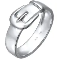 Elli Silberring "Ring Gürtel Bandring 925 Sterling Silber" Gr. 58, silber, Fingerringe, Damen, 58, Silber 925 (Sterlingsilber), Silberring