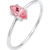 Elli Ring Verlobung Marquise Zirkonia Stein 925 Silber Elli Rosa