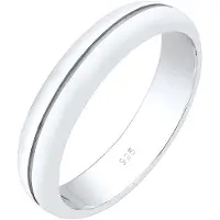 Elli Partnerring PREMIUM "Ring Bandring Freundschaftsring 925 Sterling Silber" Gr. 60, silber, Fingerringe, Damen, 60, Silber 925 (Sterlingsilber), Partnerring