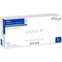 MaiMed solution PF Nitril white Einmalhandschuhe 76157 , 1 Karton = 10 Packungen, Größe M
