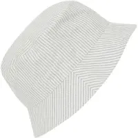 Huttelihut - Kid's Bucket Hat Woven Stripe - Hut Gr 48 cm - 0-12 Months grau