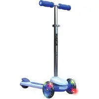 Razor Rollie Dreirad-Roller für Kinder ab 30 Monaten, LED-Licht, Blau