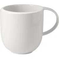 Villeroy & Boch Becher "Becher mit Henkel NewMoon 390 ml weiß", weiß, 1 tlg., Porzellan, Trinkgefäße, Becher