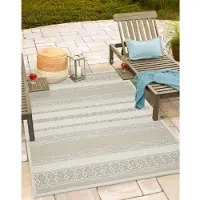 The Carpet Teppich "Calgary", rechteckig, 1 mm Höhe, moderner robuster In und Outdoor Teppich