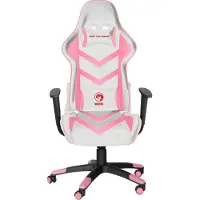 MARVO Gaming-Stuhl CH-106, rosa, verstellbare Rückenlehne