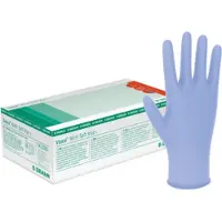 B Braun Vasco Nitril Soft blue Einmalhandschuhe, Untersuchungshandschuh, puderfrei, unsteril, latexfrei, 1 Karton = 10 Packungen à 200 Stück = 2000 Stück, Größe S