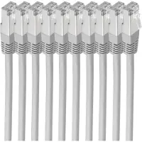 Shiverpeaks BS75711-H0.25-SET10, 0,25 m, Cat6, S/FTP (S-STP), RJ-45, RJ-45, Grau