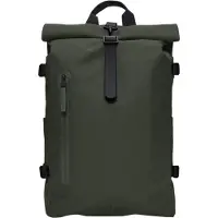 Rains - Rucksack 28 l &ndash; Rolltop Rucksack Large W3 Black - Rolltop Rucksack Large W3 Green - Grün