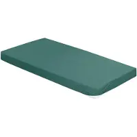 Irisette Spannbettlaken "Kuschel Jersey Spannbettlaken Vesuv", grün, L:200cm, Jersey, Obermaterial: 100% Baumwolle, Bettlaken, Spannbettlaken, mit Rundumgummizug