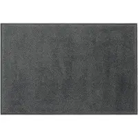 Otto Home Fußmatte "Lavea" Gr. 15, grau (anthrazit), B:40cm H:9mm L:60cm, Kunstfaser, Teppiche, Fußmatte, Schmutzfangmatte, Uni-Farben, In- und Outdoor-Teppich, waschbar