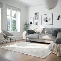 My Home Wollteppich "Woolscape", rechteckig, 10 mm Höhe, Wendeteppich, handgewebte Qualität, meliert, reine Wolle, Wohnzimmer