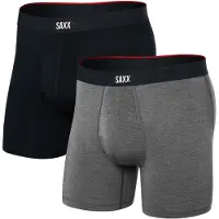 Saxx - 2er-Set atmungsaktive Boxershorts &ndash; Herren &ndash; Vibe Xtra Soft Comfort BB Fly 2pk - Vibe Xtra Soft Comfort BB Fly 2pk