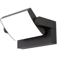 Orion LED Aussenwandleuchte Ginger, schwarz, Aluminium, Modern, LED Wandleuchte außen