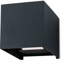 Orion LED-Wandleuchte IP54 anthrazit 3000K 2x3W AL 11-1192 anthrazit