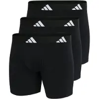 Adidas Herren Boxershorts, 3er Pack - Boxer Briefs, Active Flex Cotton, Logo