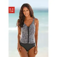 LASCANA Badeanzug mit trendigem Animalprint und Shaping-Effekt