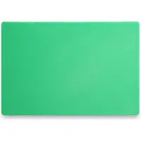 Hendi Schneidebrett hygienisch, HACCP, 450 x 300 x 13 mm, Dickes Schneidbrett mit beidseitiger glatten Oberfläche, Farbe: grün