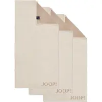 JOOP! Handtuch JOOP "Handtuch Classic / Infinity / Signature 3er Pack", beige (creme), B:50cm, Obermaterial: 100% Baumwolle CO., Handtücher, Handtuch