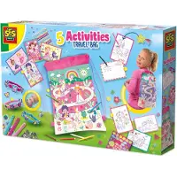SES Creative 5 Aktivitäten Reiserucksack, Bastelset für Kinder, 3 Jahr(e), Mehrfarbig