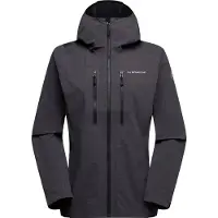 La Sportiva Helixir Shell Jkt W, Onyx/Chalk, L, Mountaineering, Apparel, Top, Woman -